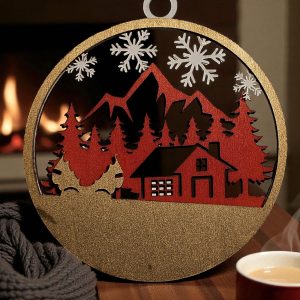 Baum Anhänger 3farbig V02